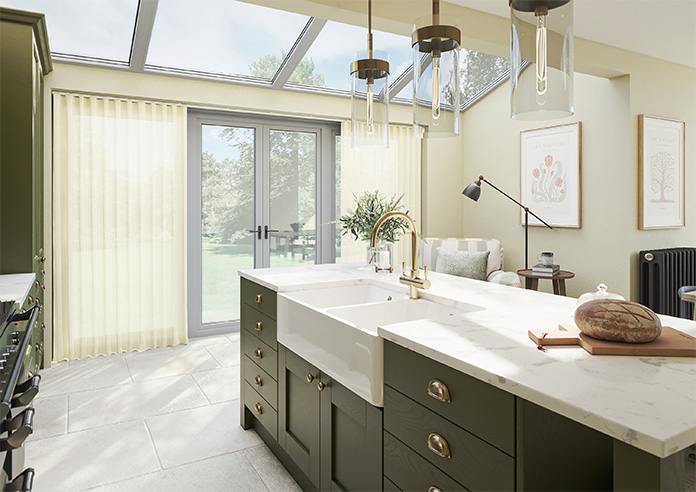 Sahara Voile, Metallic Cream - Made to Measure Curtains - Image 8